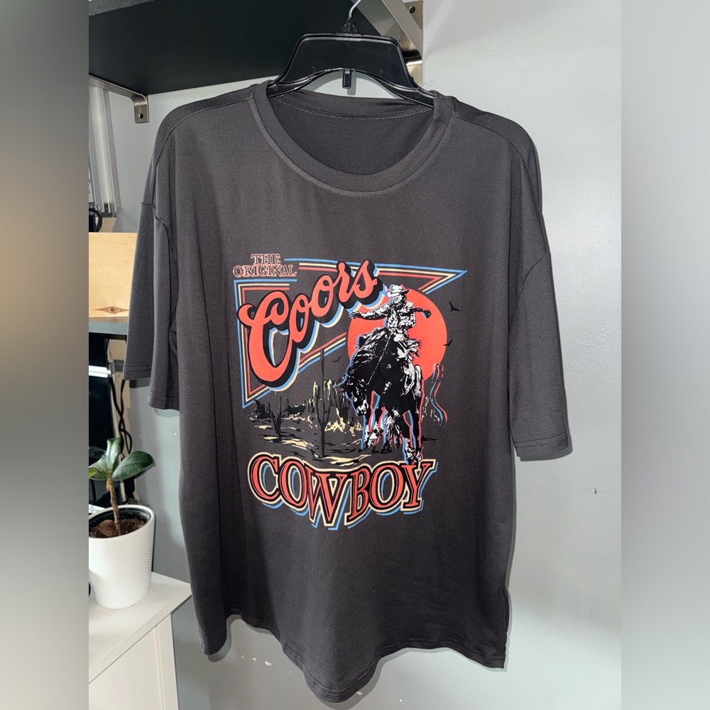 Cowboy Graphic T-Shirt - Black